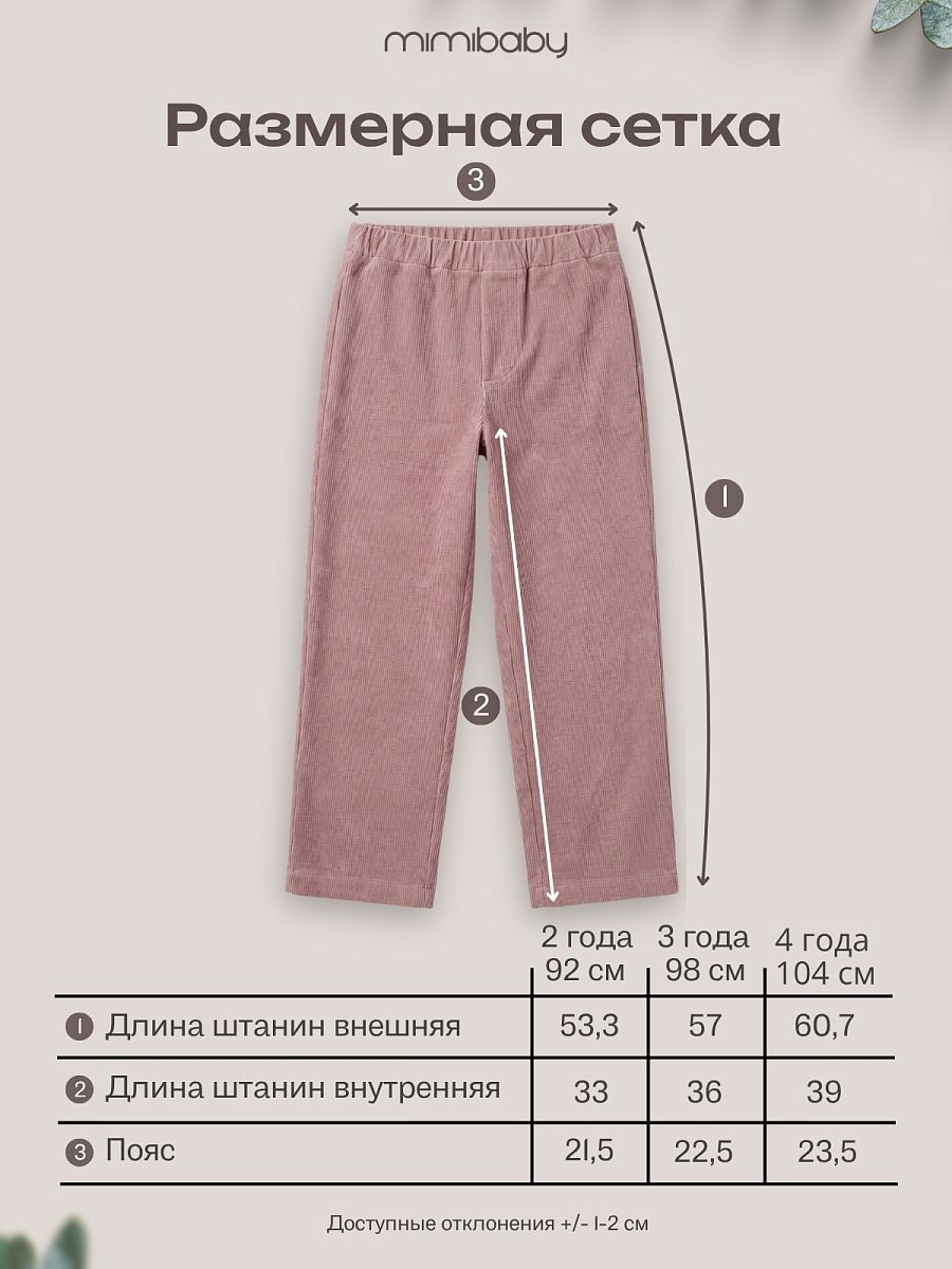 Брюки (вельвет)